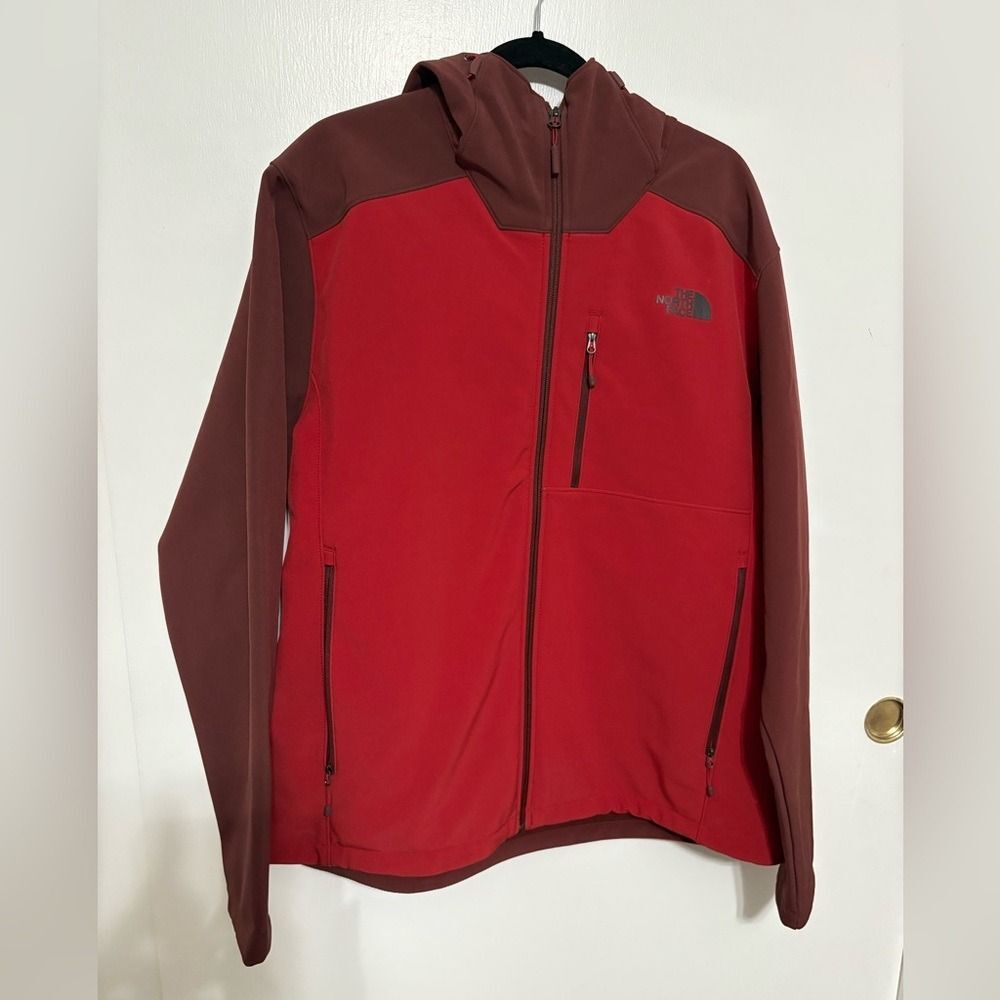 The North Face Wind wall Red and Brown Men's Jacket